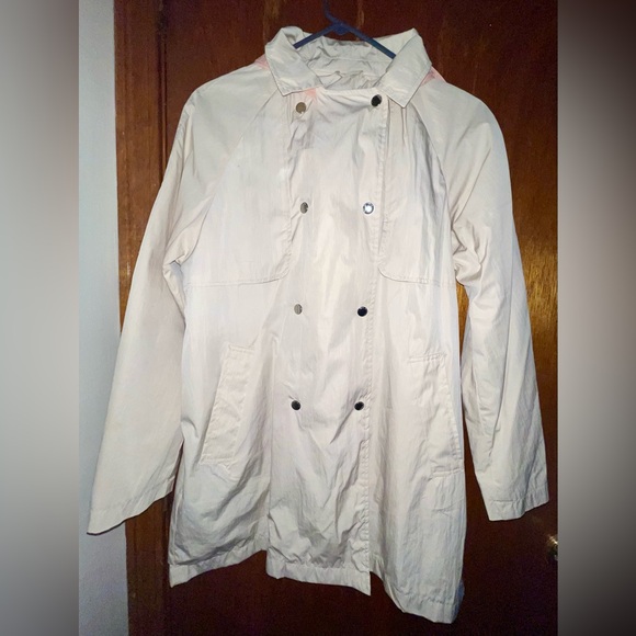 Zara Girl double breast snap button trench coat size 13-14 fits woman US size M - Picture 1 of 8